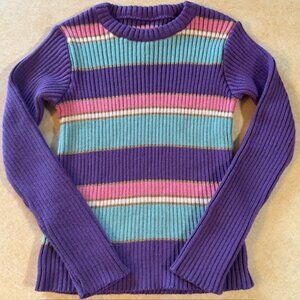 Vintage Dolce & Gabbana Junior Girls Striped Sweater